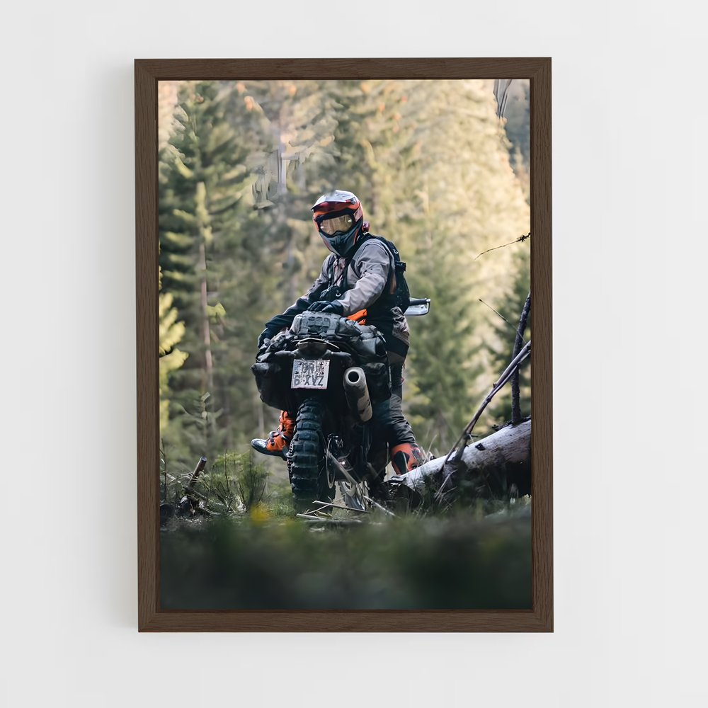 Poster Rider de la Forêt – affiche KTM Moto (vue 5)